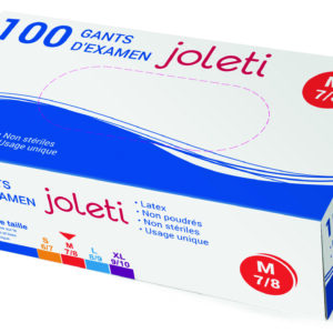 * Gants d'examen latex - Joleti Taille M