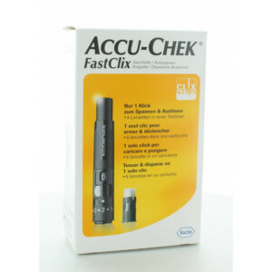 * Accu chek fast clix autopiqueur + 6 lancettes